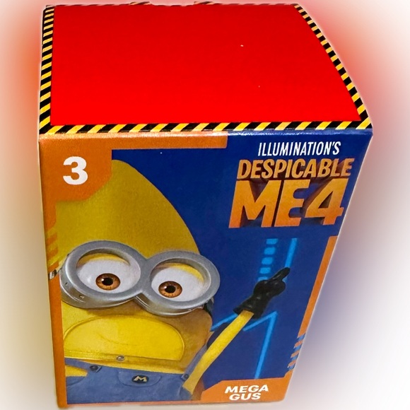 ILLUMINATIONS DESPICABLE ME4 MINION MCDONALD’S HAPPY MEAL TOY SEALED #3 MEGA GUS - Picture 1 of 6